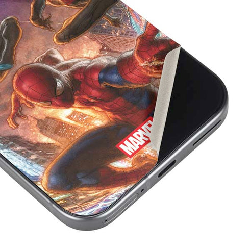 Marvel Spiderman Group Wall Google Pixel 9 Skin